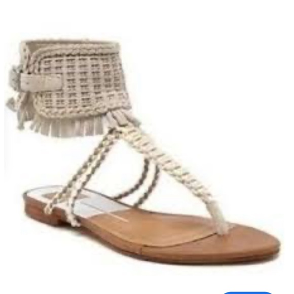 Dolce Vita Boho Suede Ankle Gladiator Sandals Size 7.5 - Picture 2 of 12